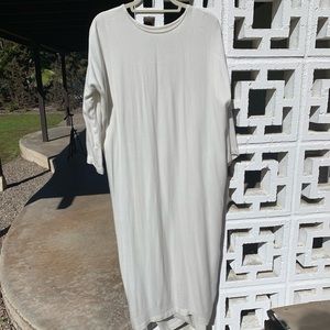 Black Crane Pleated Dress